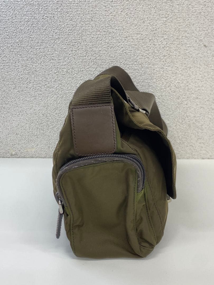 PRADA プラダ ブラウン メッセンジャーバッグ メンズバッグ