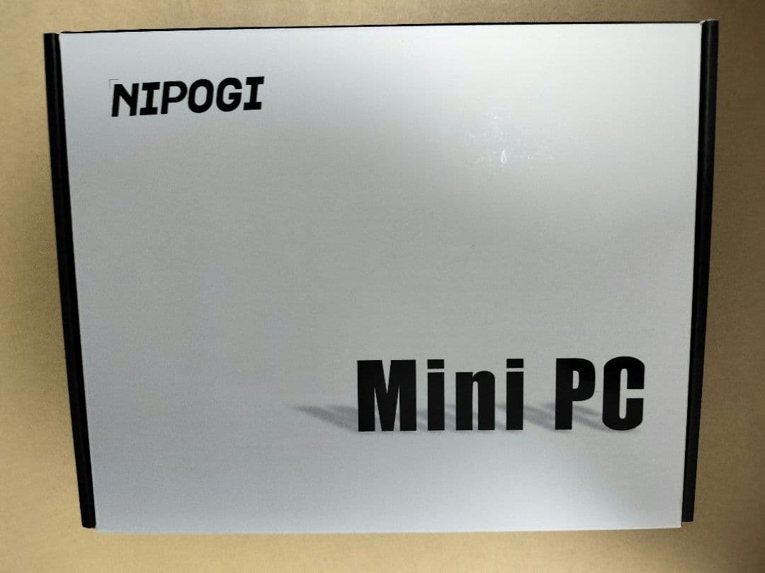 NIPOGI Mini PC 本体 N95 512GB SSD RAM16GB