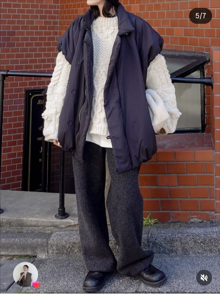 anuke*Volume Over Vest　36