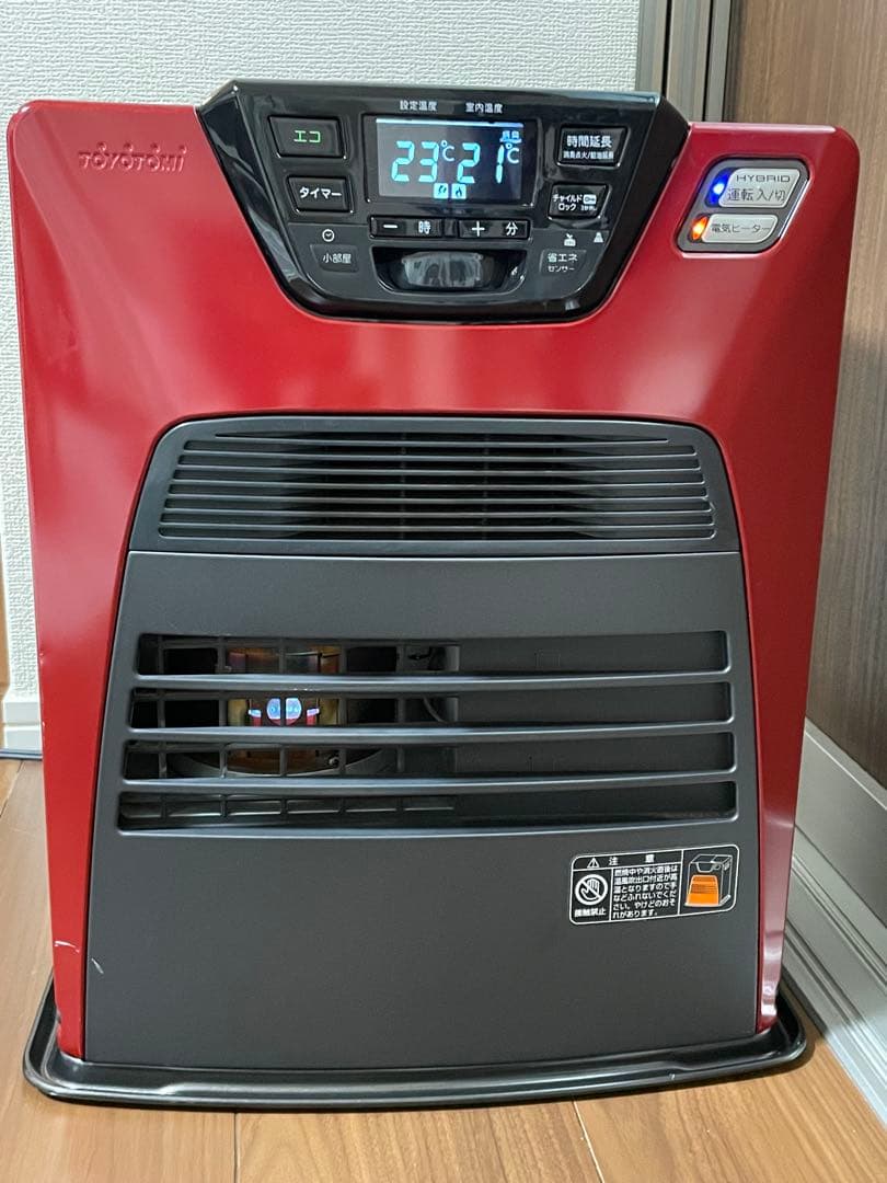 トヨトミ ハイブリッドファンヒーター　LC-SHB40C-R