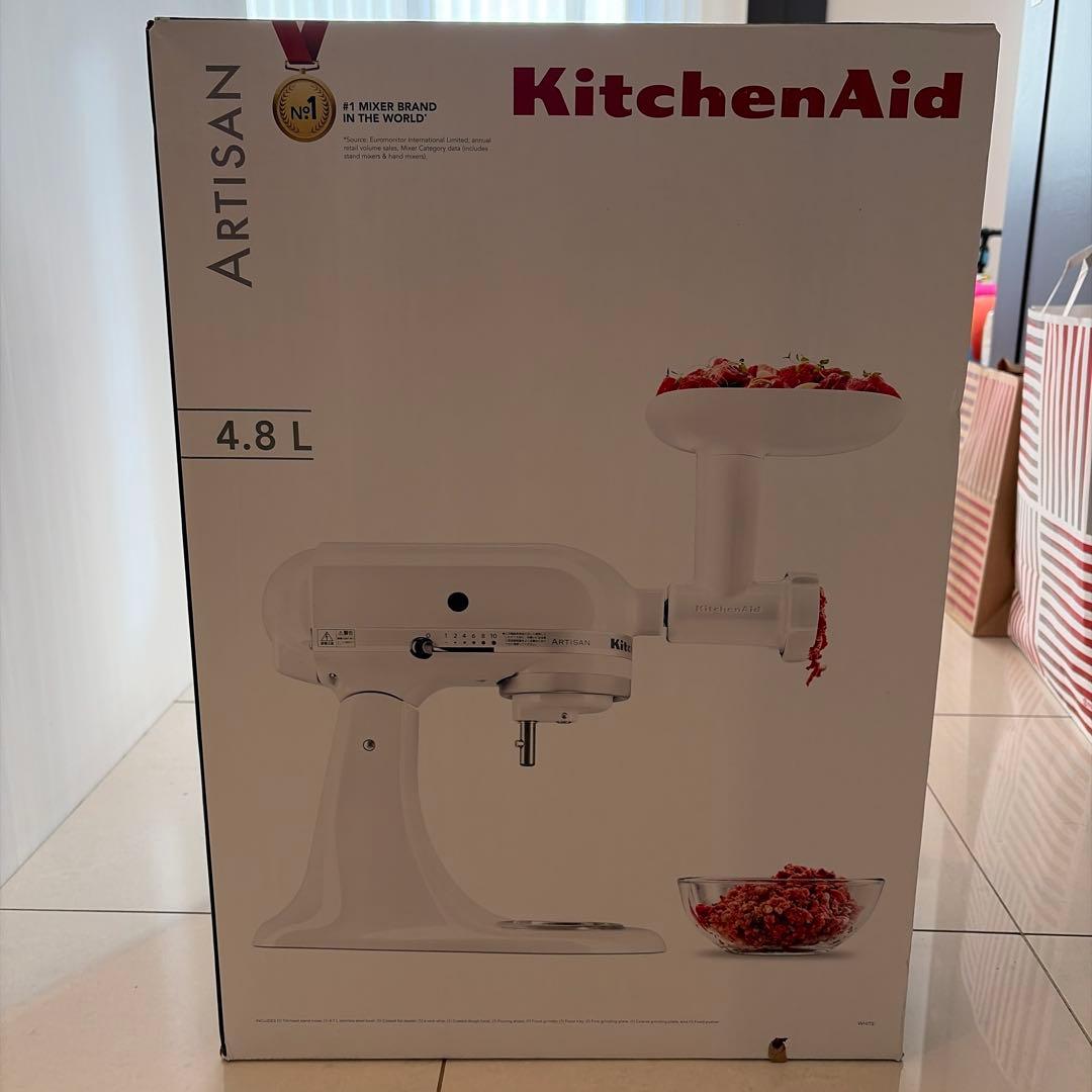 KitchenAid スタンドミキサー　4.8L ホワイト
