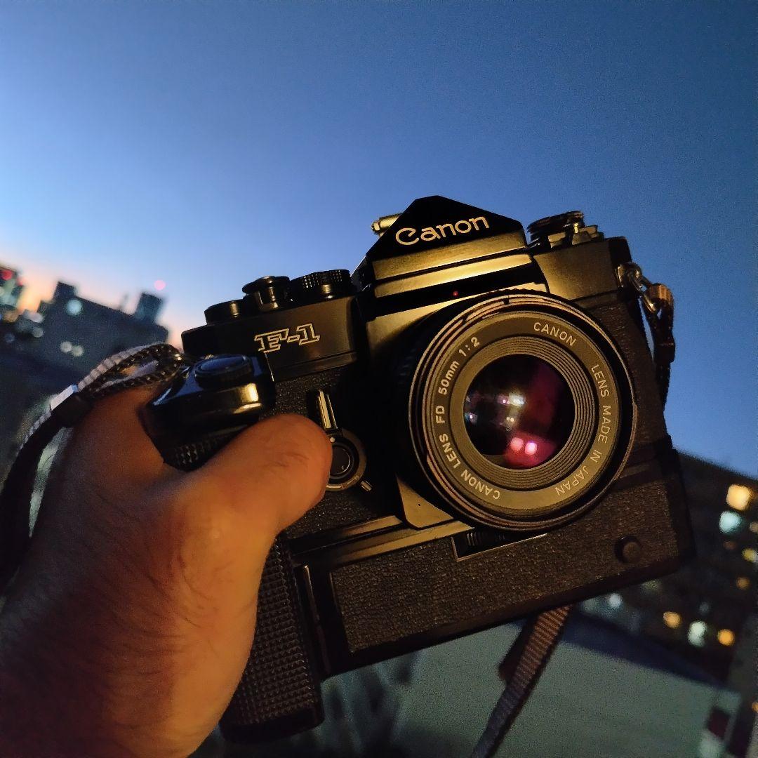 整備済 Canon F-1 フィルム一眼レフカメラ 旧型後期