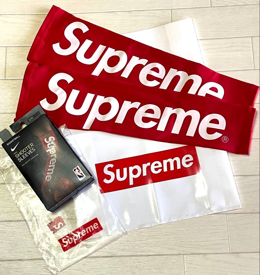 Supreme®︎ × NIKE®︎ SHOOTER SLEEVES Red/SM