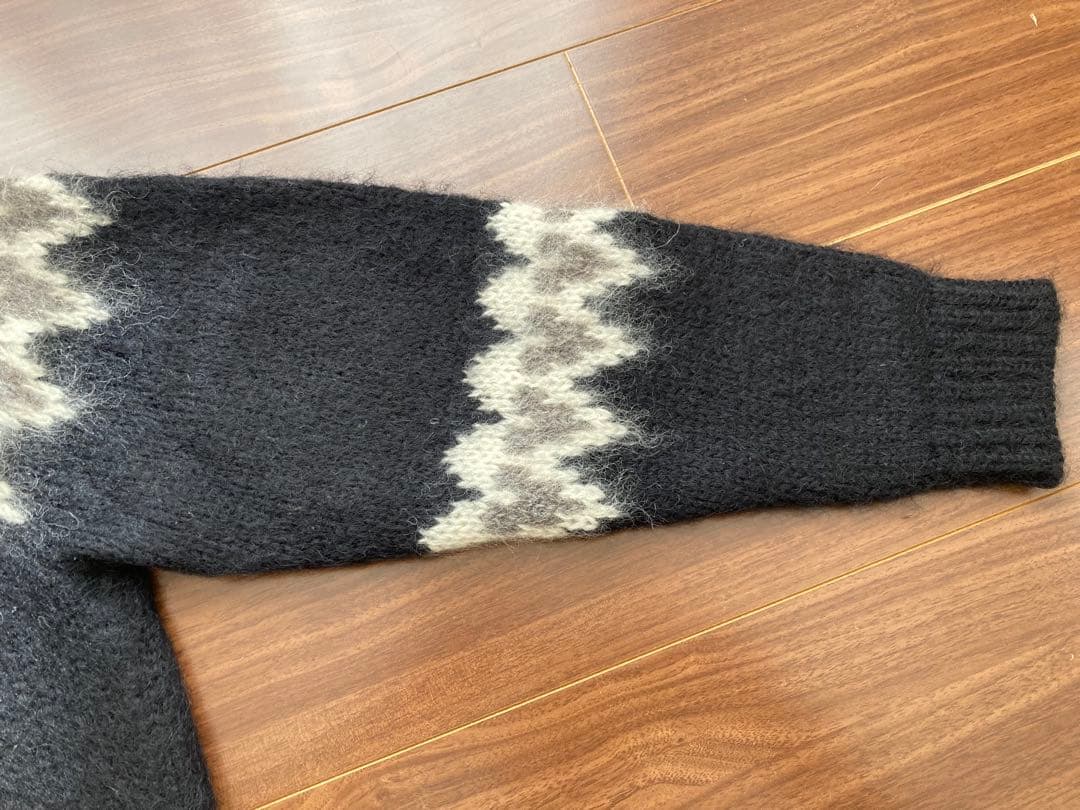 BATONER バトナー ノルディック ニット セーター モヘア ブラック