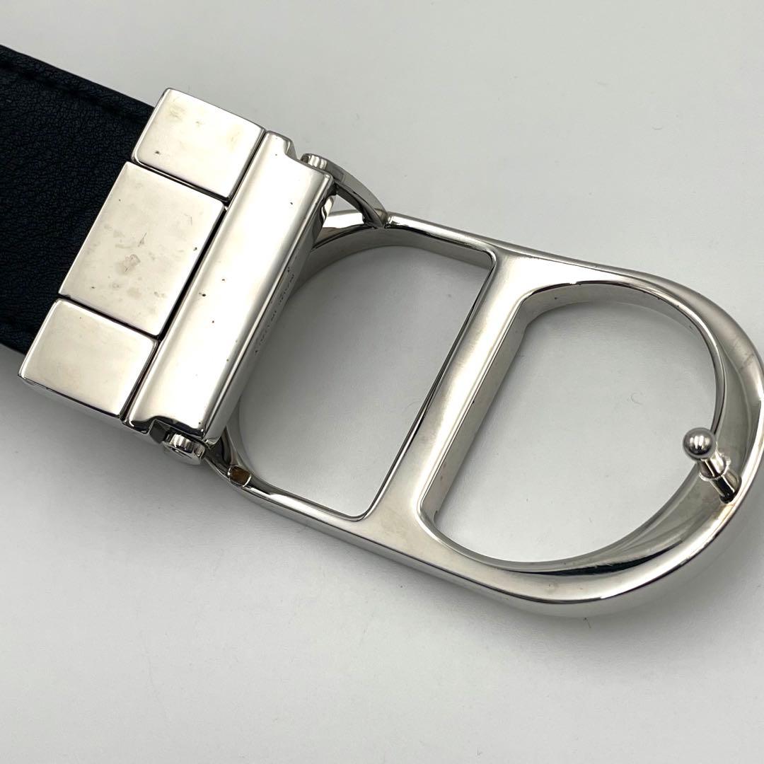 極美品✨ディオール　クロコ　CDロゴ　ブラック