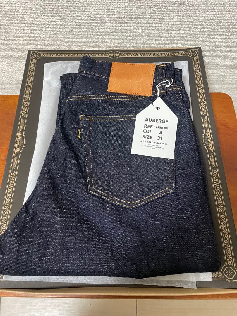 AUBERGE CARIB XX Indigo 新品未使用　サイズ31