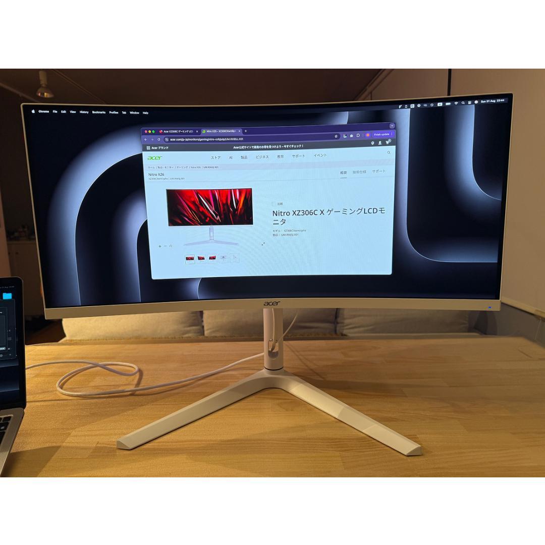 Acer ウルトラワイドモニター XZ306CXwmiiiphx