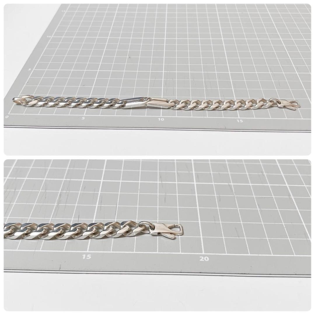 18 グッチ GUCCI 925 ブレスレット シルバー 喜平チェーンOT576