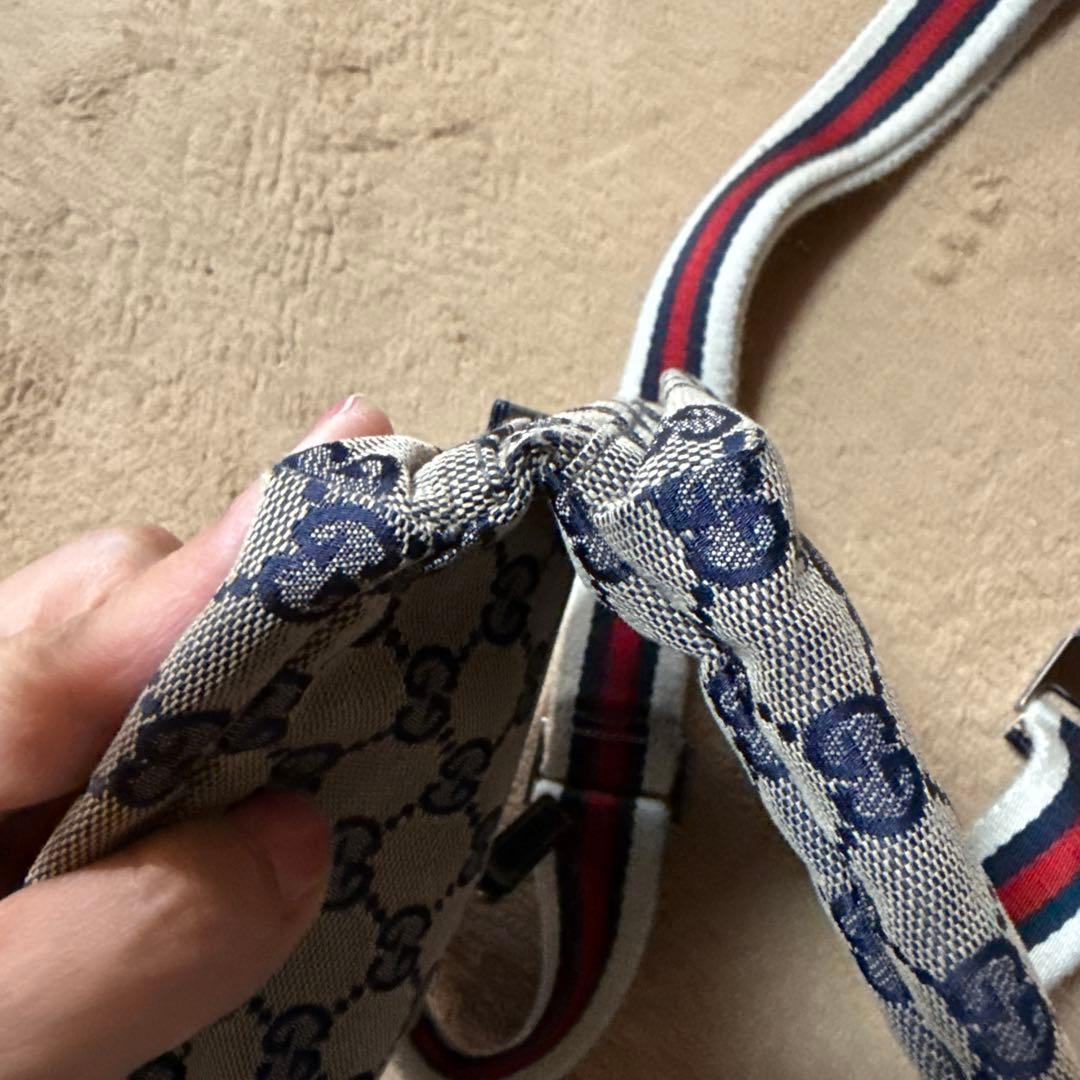 グッチ GUCCI ウエストバッグ シェリーライン 28566 GG キャンバス