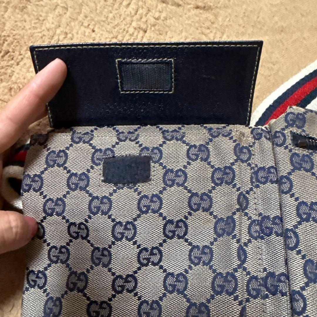 グッチ GUCCI ウエストバッグ シェリーライン 28566 GG キャンバス