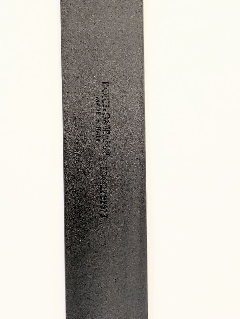 DOLCE&GABBANA ブラック ベルト