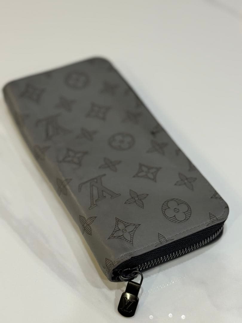 Louis Vuitton グレー 長財布 モノグラム ヴィトン