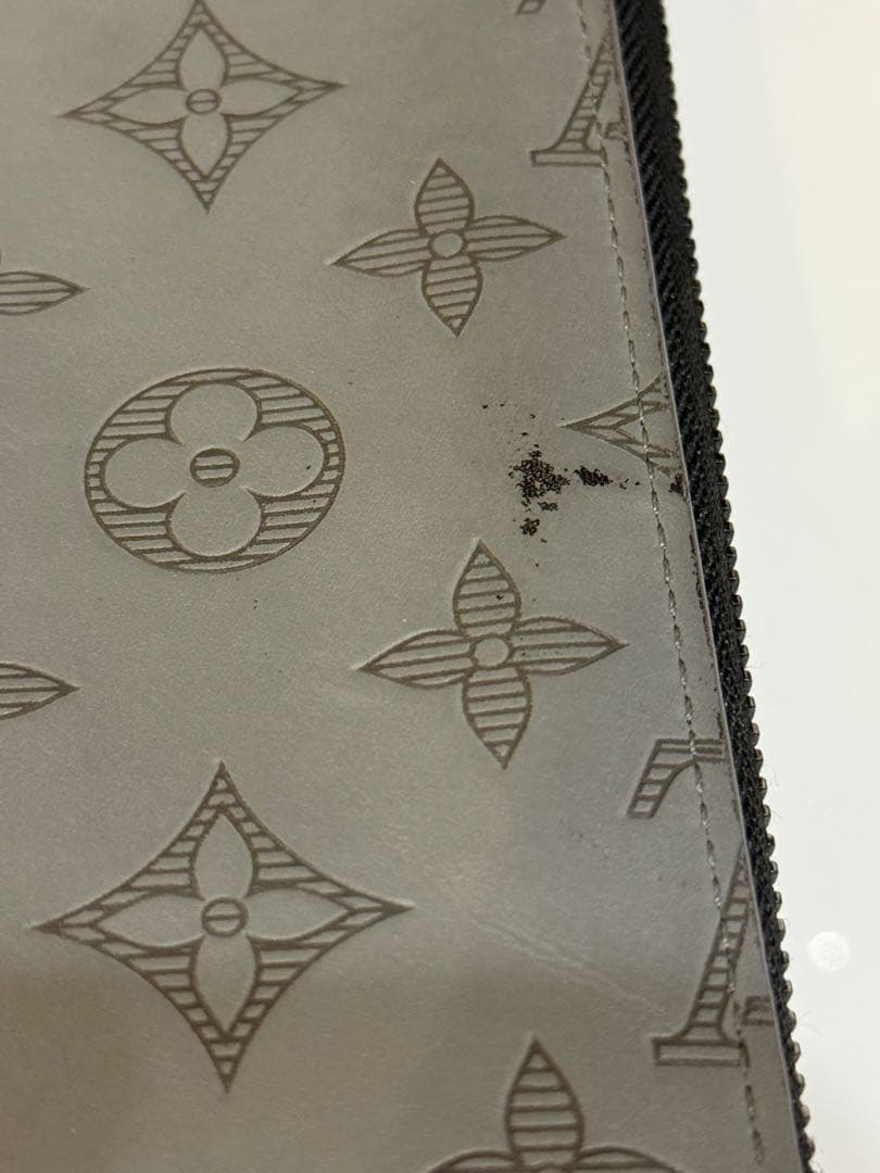 Louis Vuitton グレー 長財布 モノグラム ヴィトン