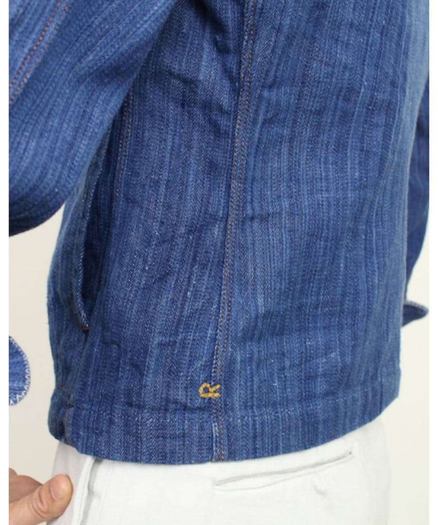 45R 藍カディ3000デニムマーサーパンツ　えみおわす　ヨーガンレール