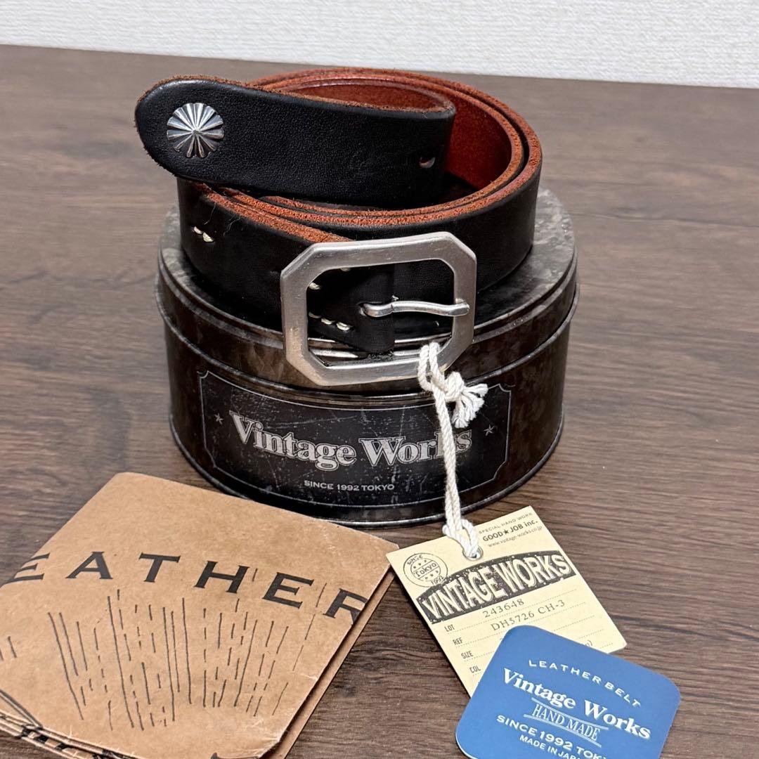 VintageWorks DH5726 CH-3 ブラックレザーベルト 即完売品
