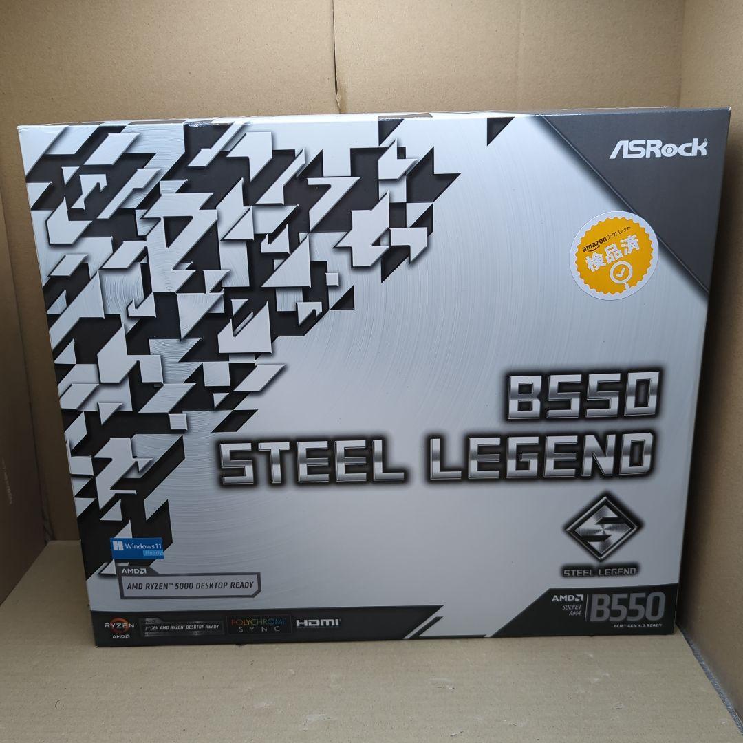 ASRock AMD　SOCKET　AM4　B550 Steel Legend
