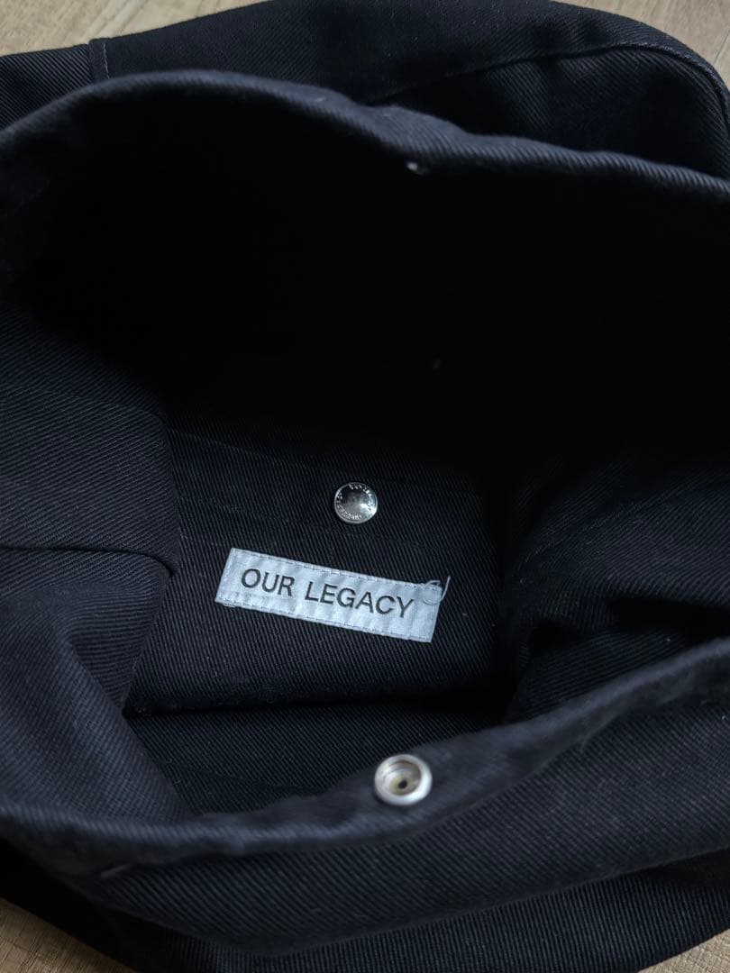 OUR LEGACY SLING BAG BLACK 黒 バッグ