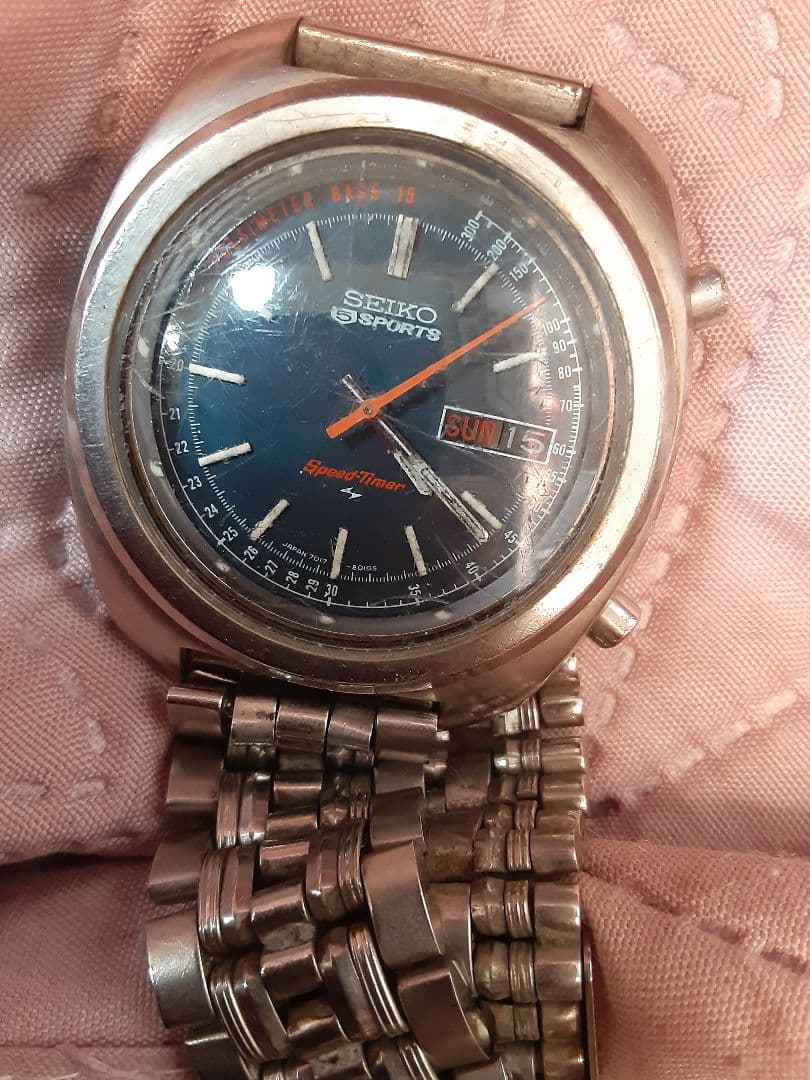 セイコー　 SEIKO　5SPORTS オートマチック 時計 レトロ　腕時計