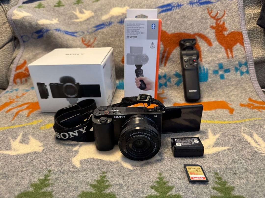 zv-e10 SONY ハンドグリップ付き