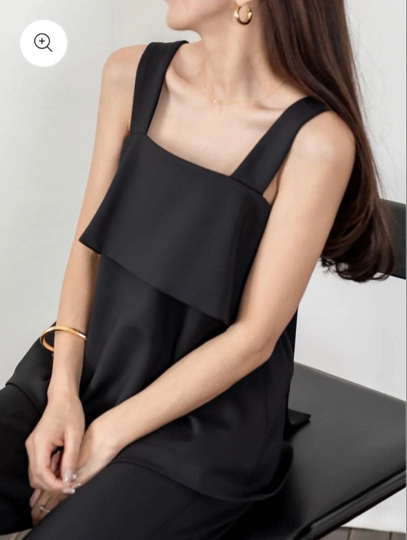 トップス Biraku bustier tops (Black)