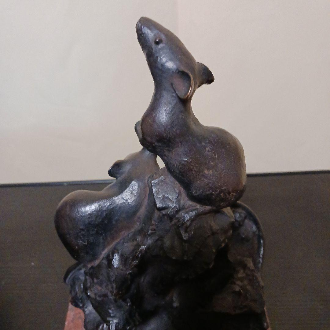 中村晋也 『天に架ける』ブロンズ像 / 干支 子