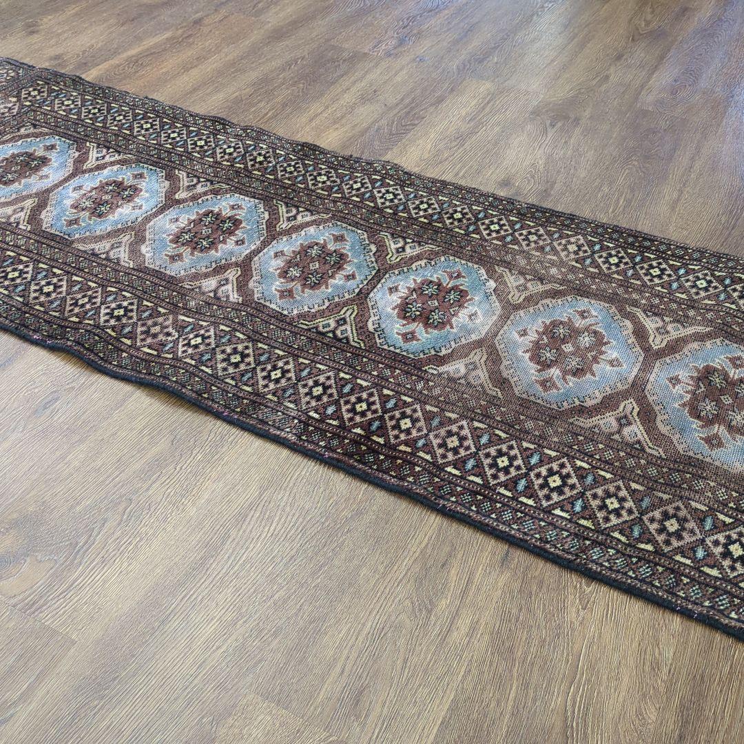 ヴィンテージラグ　パキスタン　トライバルラグ　手織り絨毯