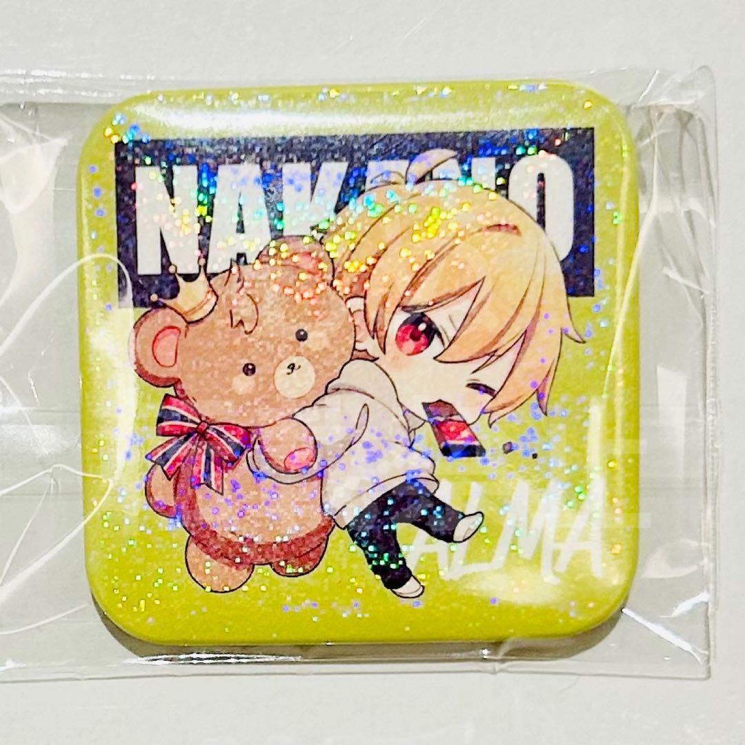 高田村　バレンタイン　正方形缶バッジ　レア　ホロ　あるま