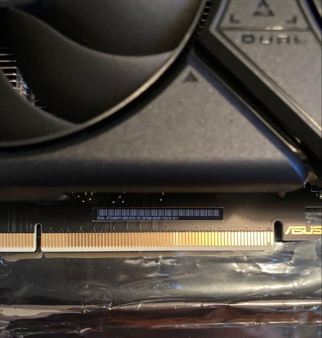 【美品】ASUS Dual RTX 4060 Ti EVO OC 8GB