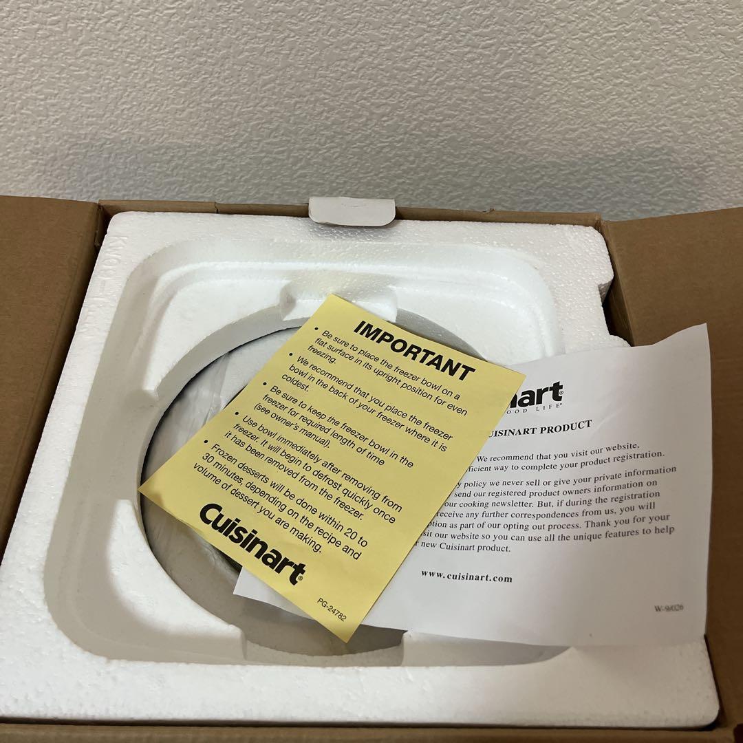 【新品同様】 Cuisinart アイスクリームメーカー ICE-30BC