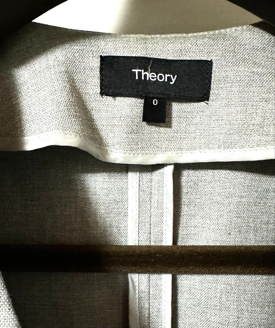 現行タグ　THEORY パンツスーツ　セットアップ　グレー　0 セオリー