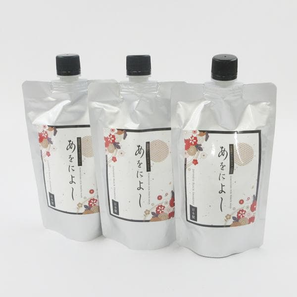 あをによし 白髪用 カラークリームシャンプー ダークブラウン 250g 3点