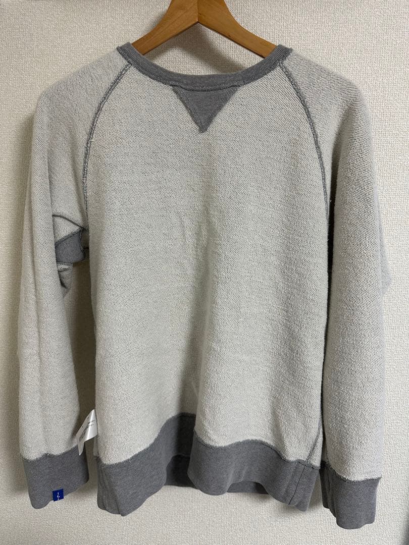 ループウィラー　LW01 丸胴吊り編みクルースウェット　グレー