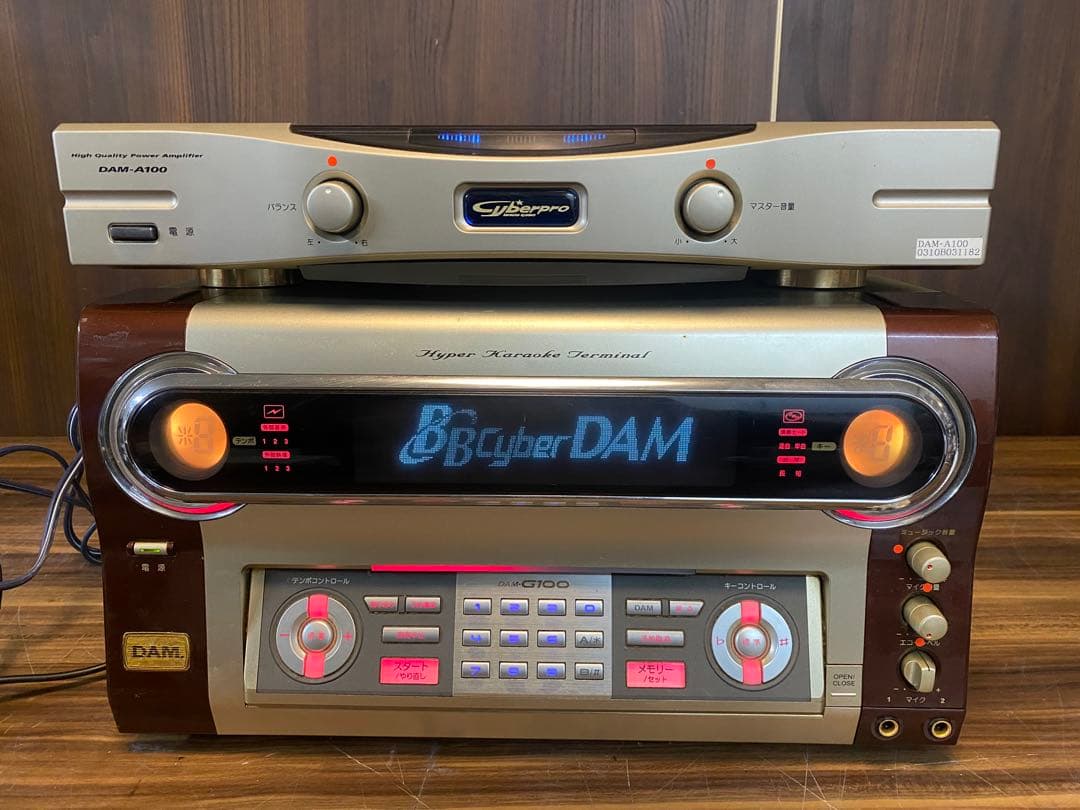 カラオケ DAM-G100 DAM-A400本体　アンプ ジャンク　第一興商