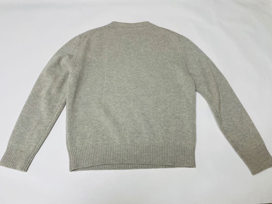 美品　メゾンキツネ　ビッグキツネ刺繍ニット　セーター　国内正規品