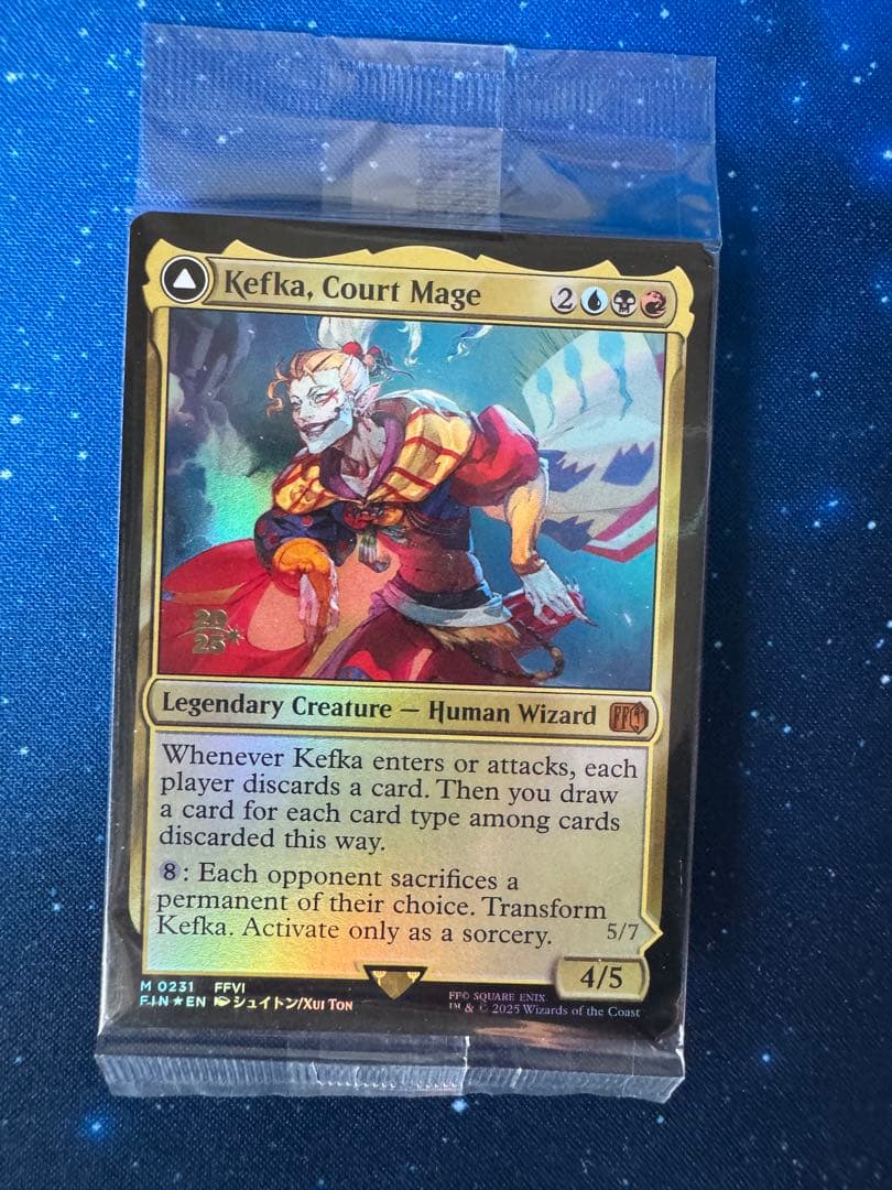 MTG 人造魔導士、ケフカ　KEFKA 英語　FOIL プレリ