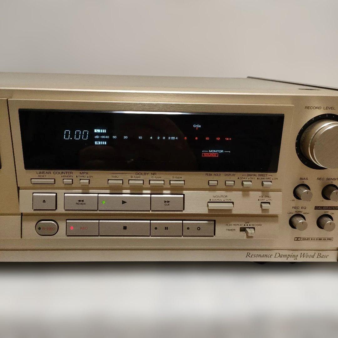 シ*ー様 ​フルセットAIWA XK-S9000 リモコン・説明書付 通電済　ジ