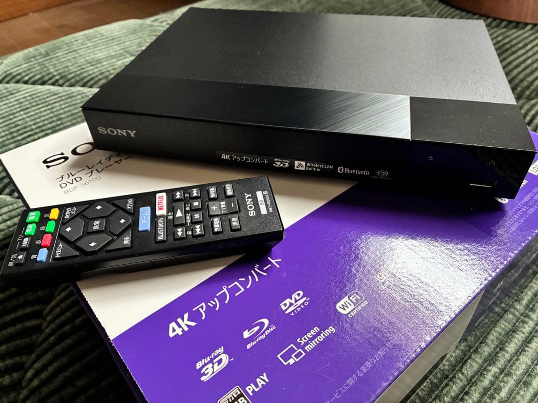 SONY Blu-rayプレーヤー　BDP-S6700【中古美品】