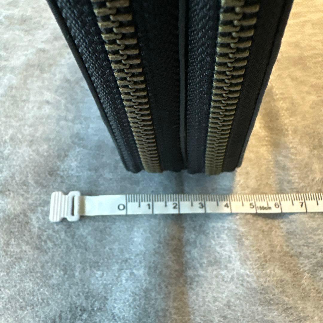 ダブル ジップ トラベル オーガナイザー シグネチャー レザー