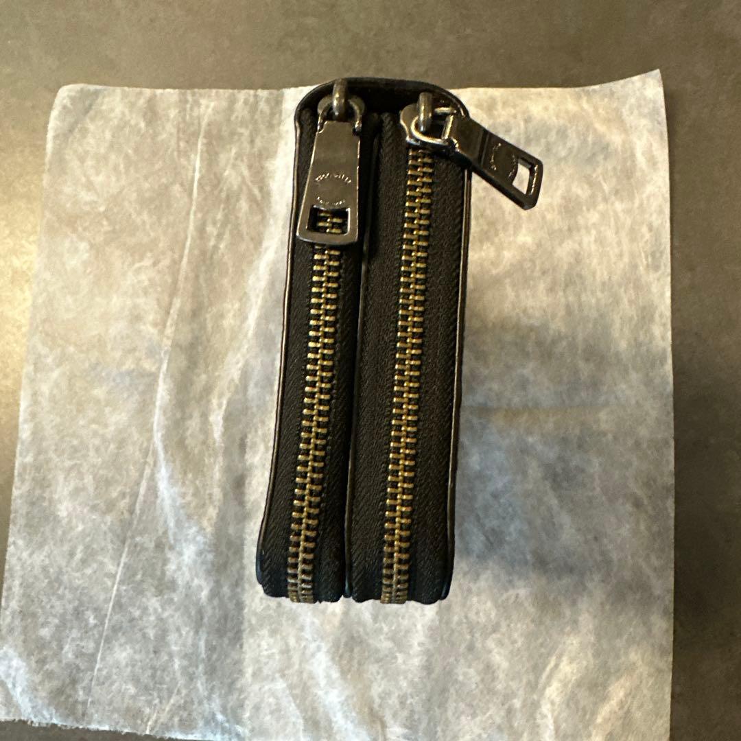 ダブル ジップ トラベル オーガナイザー シグネチャー レザー