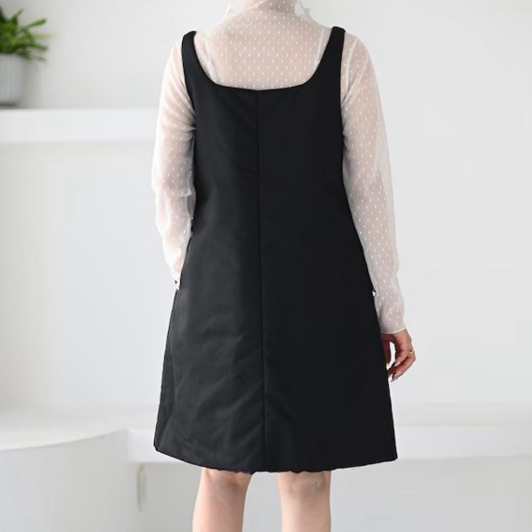 本日限定お値下げ美品TRÈFLE+1 トレフルプラスワン　パデットワンピース完売