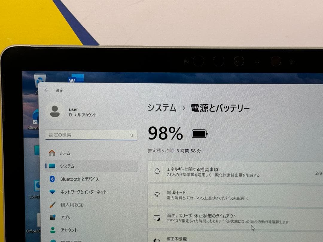 美品 Surface Go 2 キーボード 10.5型 タッチ液晶 タブレット