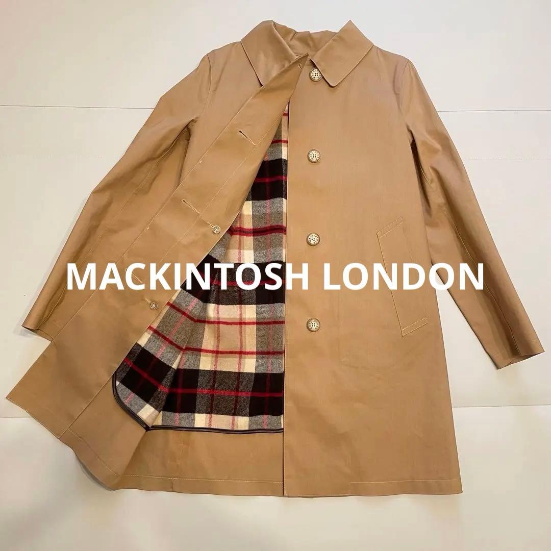 MACKINTOSH LONDON スコットランド製ライナー付きゴム引きコート