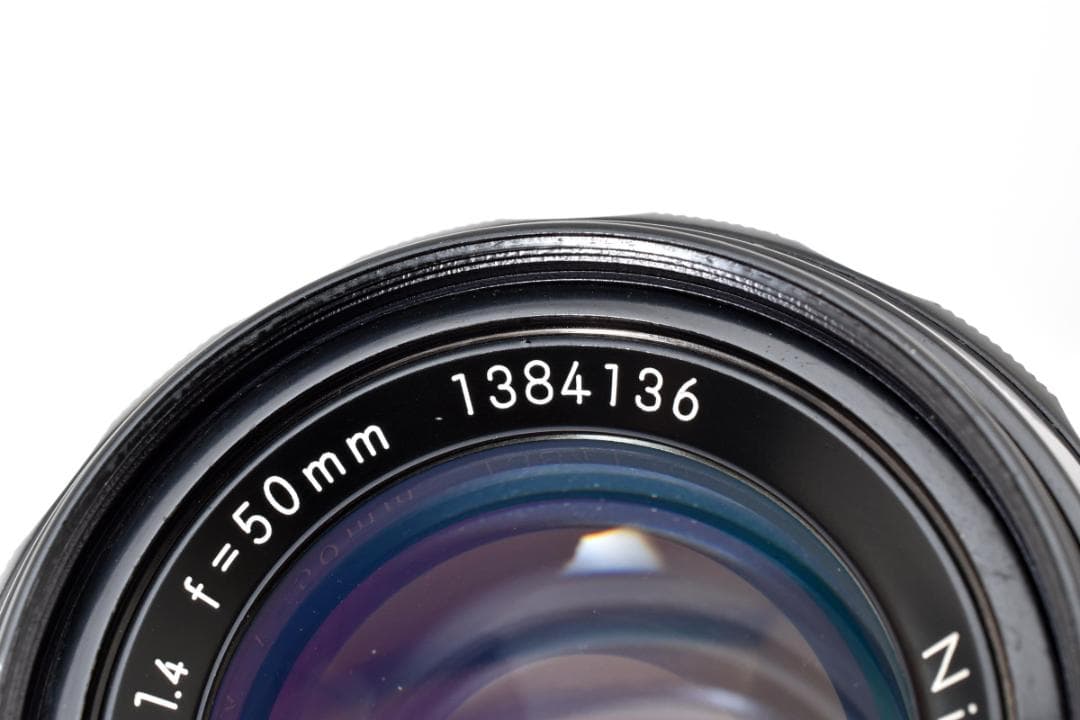 美品 ニコン NIKKOR-S.C Auto 50mm f1.4 MF M780
