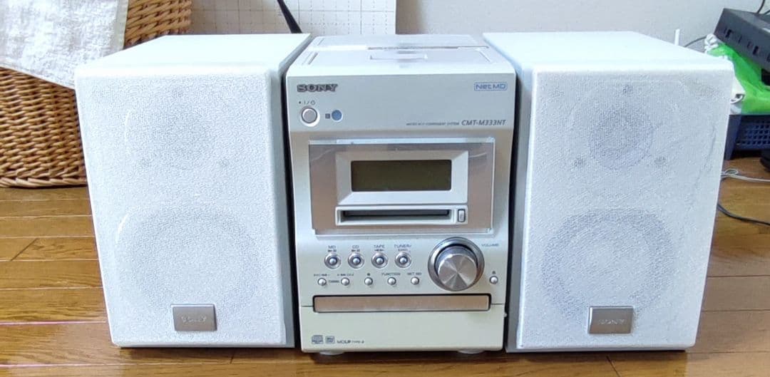 SONY CMT-M333NT　MDコンポ　オーディオ　カセットデッキ　CD