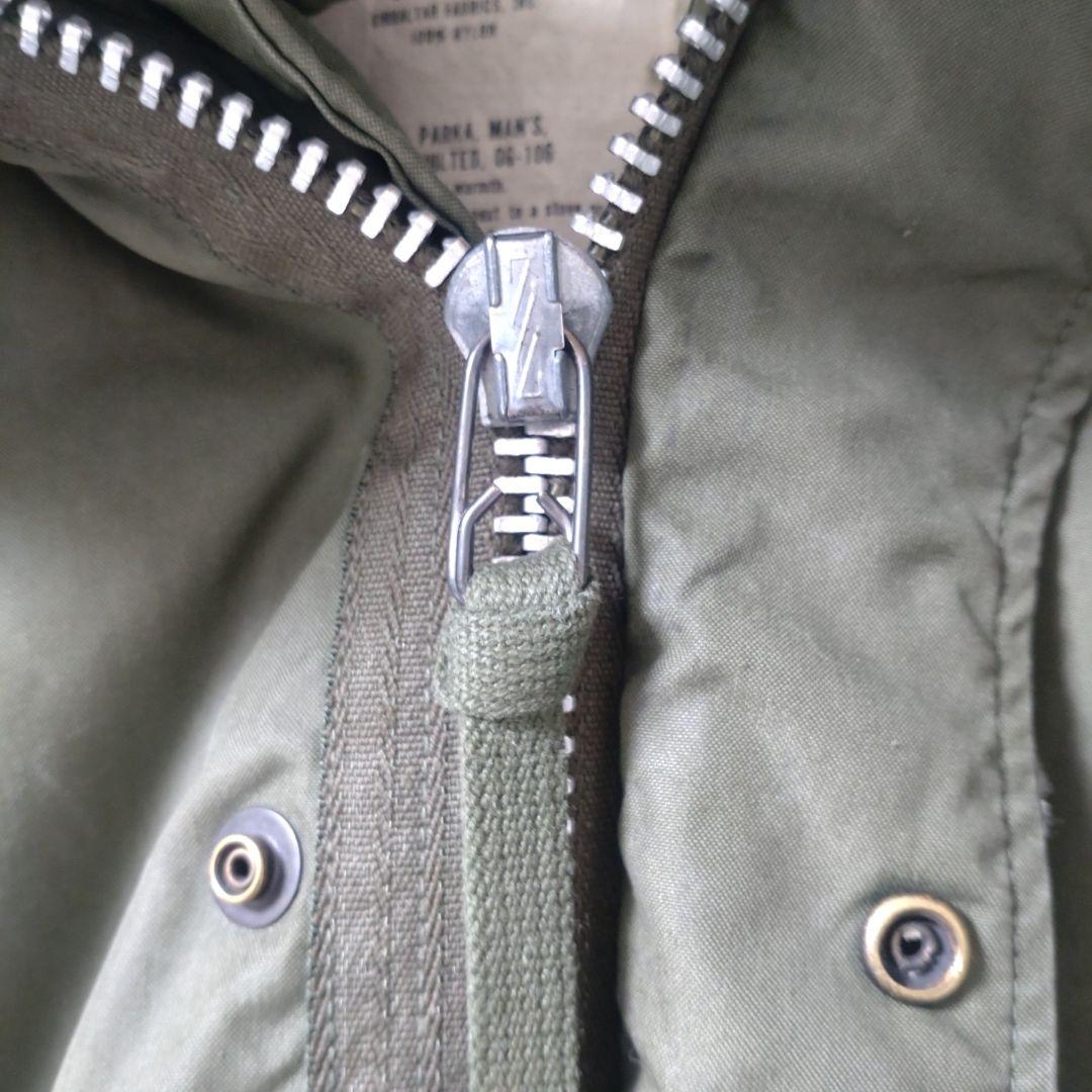 米軍実物 XS アルミジッパー M-65パーカーセット フィッシュテール
