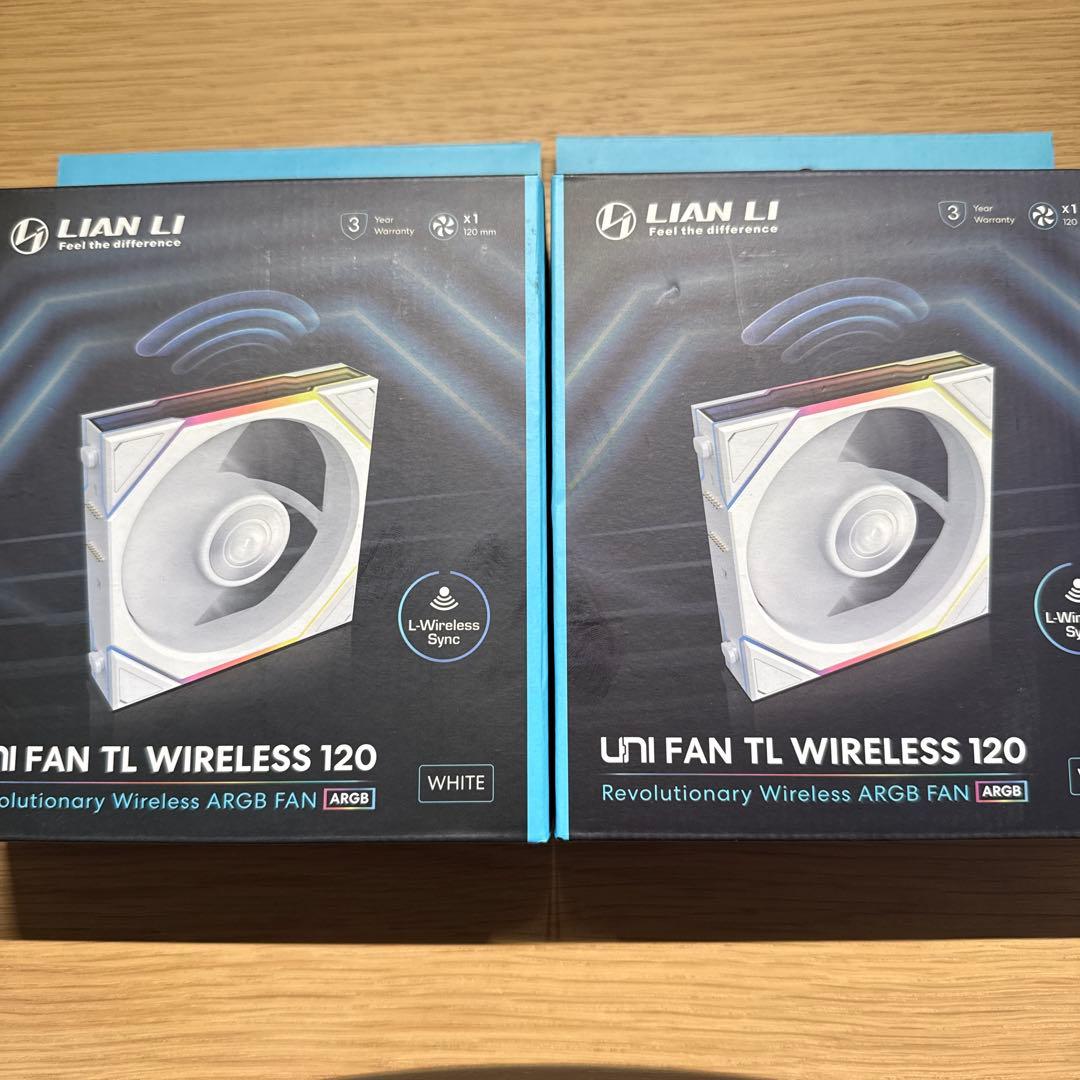 UNI FAN TL WIRELESS 120 ホワイト 2個セット