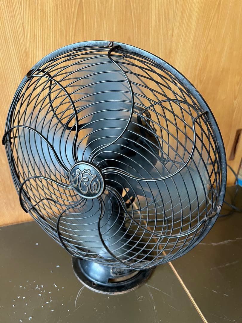 扇風機 芝浦製作所　昭和風　クラシック 黒　ヴィンテージ　レトロ