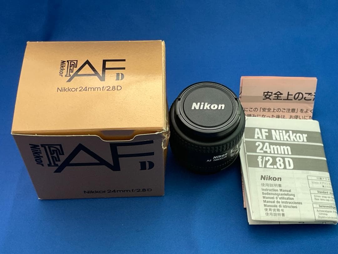 ニコンNIKKOR Fマウント AF24mm F2.8 D　単焦点