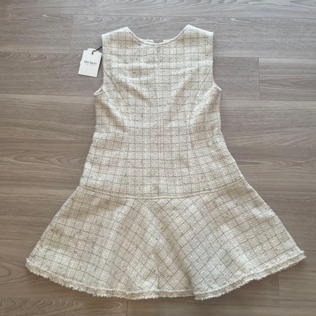 【Herlipto】新品 Victoria Tweed Jumper Dress