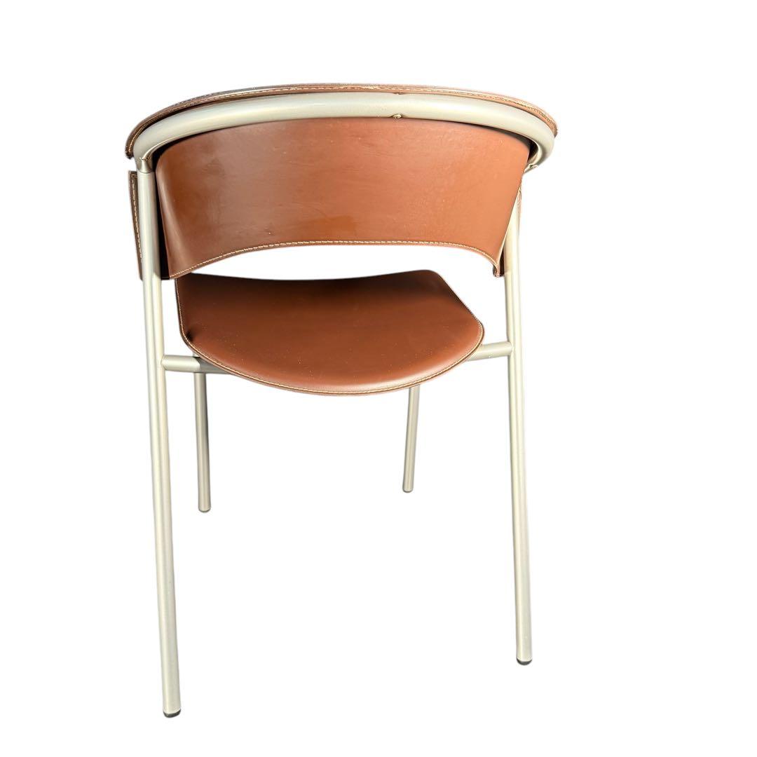 HR649 カリガリス　CICLADI 本革ダイニングチェア　レザーチェア